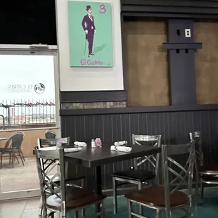 Seating, indoor and outdoor seating available
