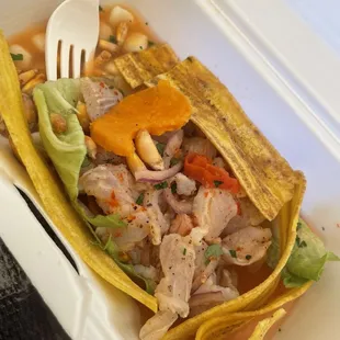 Ceviche de pescado