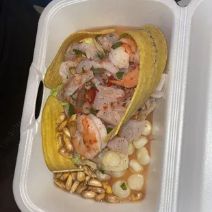 Ceviche de camarón
