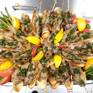 Mini brochetas