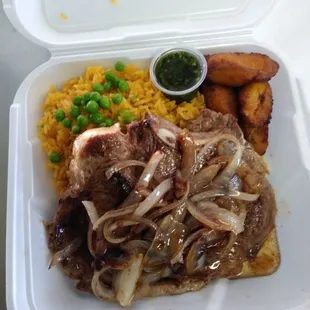 Pork chop salsa chimichurri