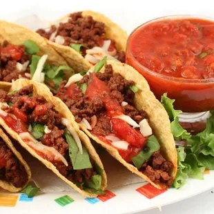 tacos, food