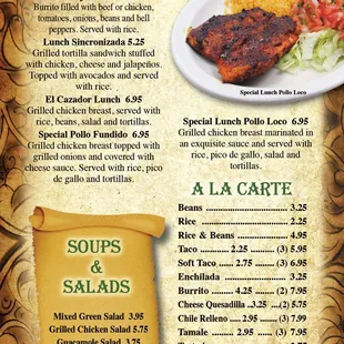 ribs, menu