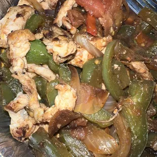 Chicken fajitas