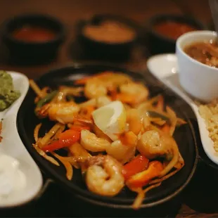 Shrimp Fajitas 1 Person