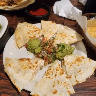 Lunch Quesadilla- chicken (no lettuce and sour cream)