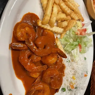 los camarones a la diabla