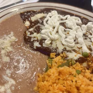 Mole Enchiladas