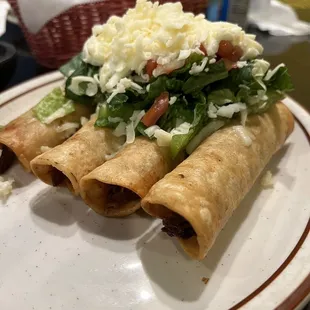 a plate of food on a table