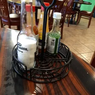 Condiments. .... In case you need more flavor