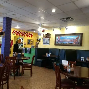 The ambiance is everywhere from the decorations to the music.