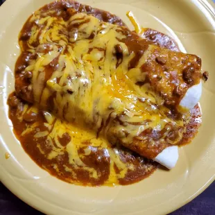 Grilled chicken burrito