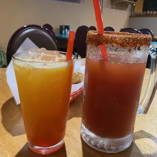 Tequila Sunrise &amp; Michelada