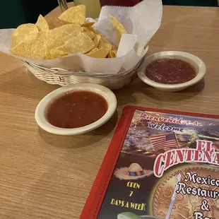 a mexican restaurant with a menu