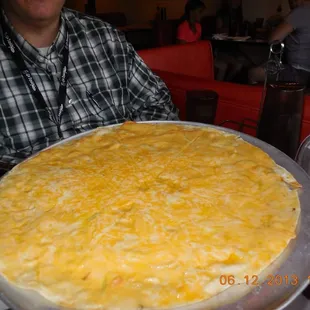 Teepee cheesecrisp just add hot sauce, or whatever. If u had one or like let ur server know u want a cheese crisp