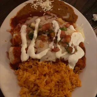 Enchiladas de vegetales