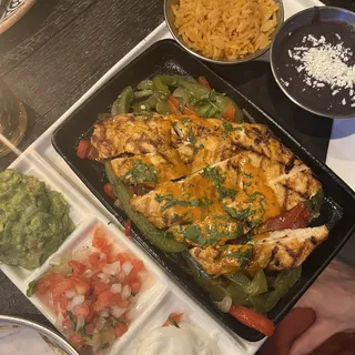 Adobo Chicken Fajitas**