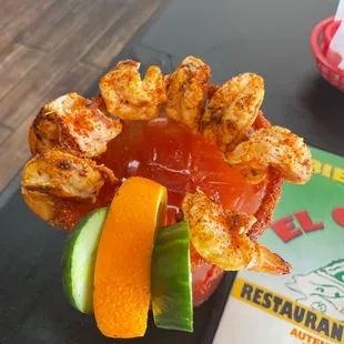 Michelada con Camaron