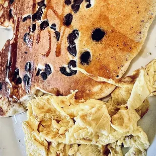 Chocolate Chip Pancake Breakfast Platter