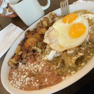 Chile Verde Chilaquiles
