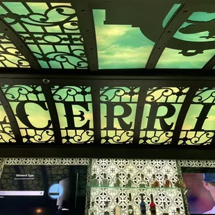Bar ceiling