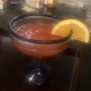 Couldn&apos;t even hold off and continued drinking it before taking a picture after tasting it... really good Margaritas