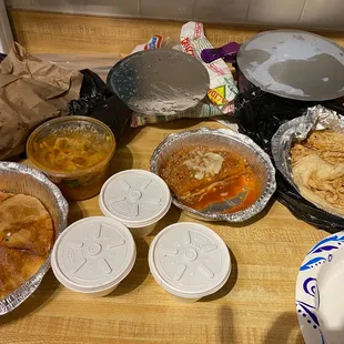 Chicken tacos, enchiladas, tortilla soup, empanadas, and all the stuff!