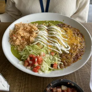 Enchiladas Suizas.