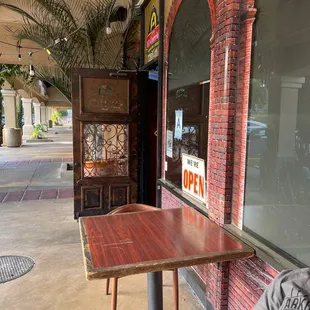 a man sitting at a table