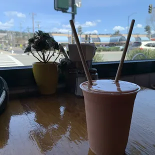 strawberry banana smoothie