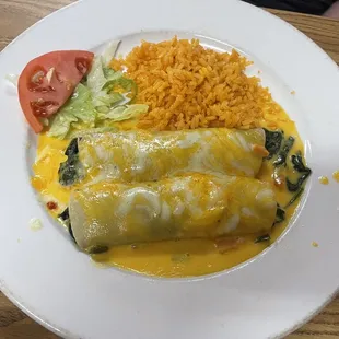 Spinach Enchiladas