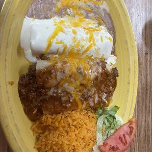 Enchilada platter