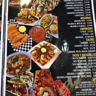Menu page 2
