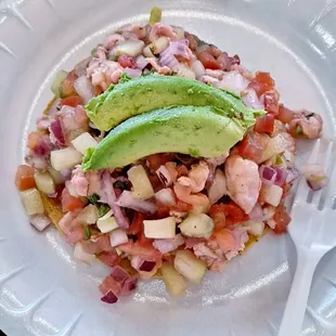 Shrimp Ceviche Tostadas