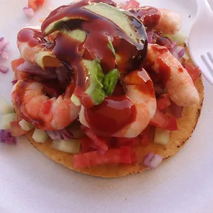 Tostada De Camaron