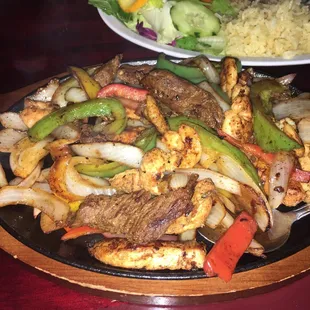 Fajitas ala Parilla delicious steak was bomb !