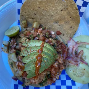 Ceviche Tostada