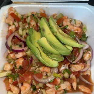 Shrimp ceviche
