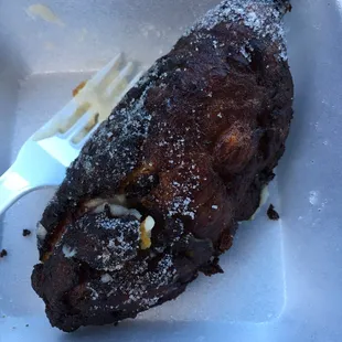 The empanada or plantain fritter