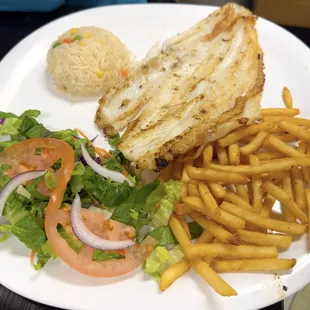 Filete a la Plancha - Grilled Fish Filet