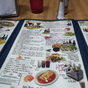 ramen and noodles, menu