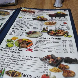 menu, sushi and sashimi