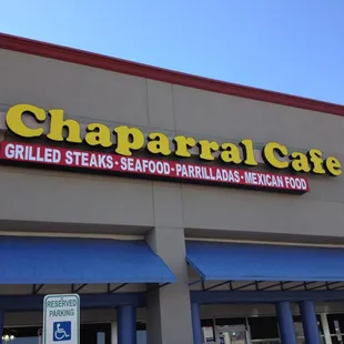 the front of a restaurant