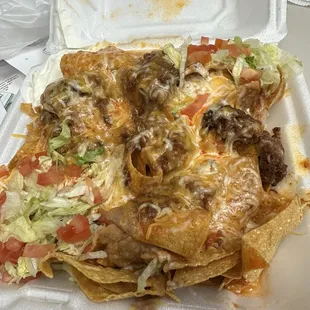 38. Nachos Estilo El Chaparro Barbacoa