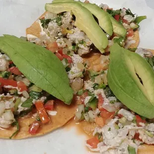 Ceviche Tostadas