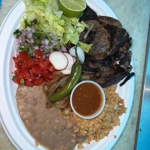 Carne Asada plate