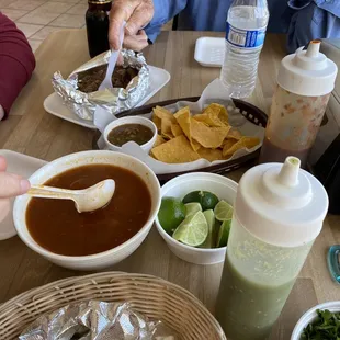 Lamb Barbacoa and consommé