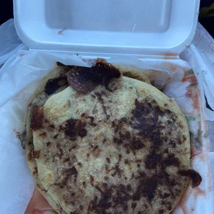 Bean and cheese pupusas