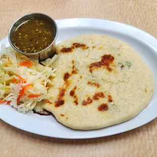 Pupusas de Loroco.