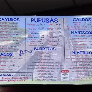 Their whole menu. They also have daily specials or offerings that change every so often on their counter.